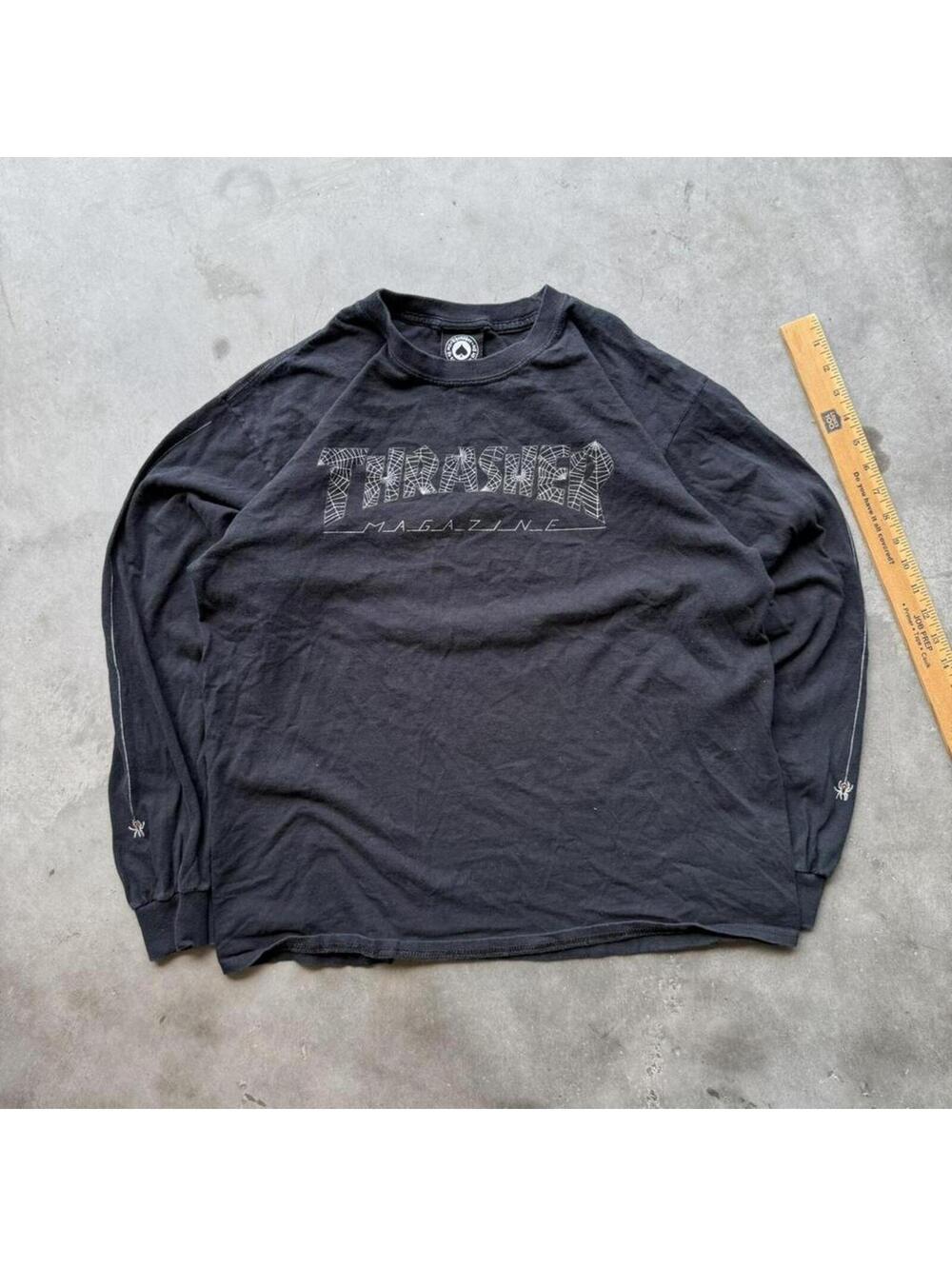 Thrasher Spiderweb Long Sleeve Tee